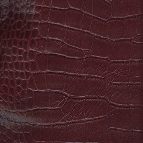 Bovine Embossed Tuscany Croc Redwood