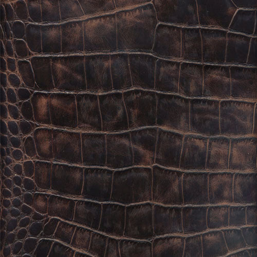 Bovine Embossed Tuscany Croc Macchiato