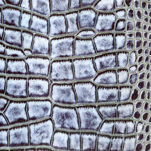 Bovine Embossed Tuscany Croc Black & White