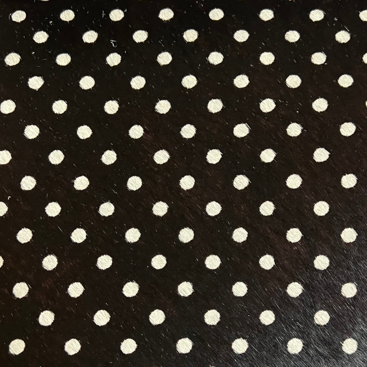 Bovine Stenciled Hair-On Ser Poa Reverso