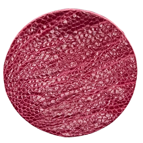 Ostrich Leg Leather Wine
