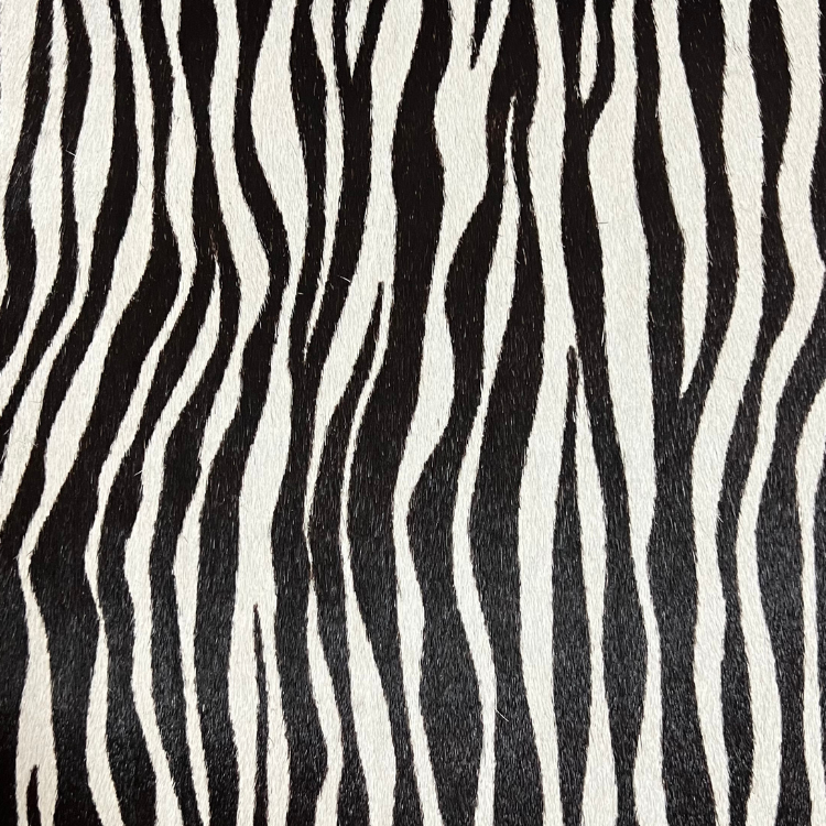 Bovine  Stenciled Hair-On  Ser Zebra