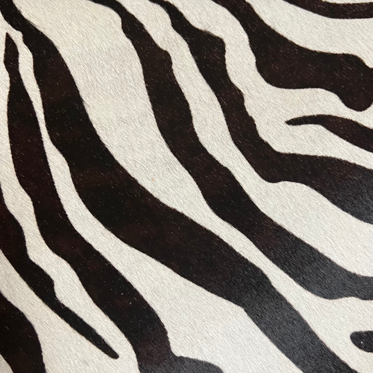 Bovine  Stenciled Hair-On  Ser Zebra NY