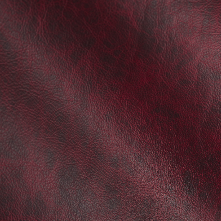 Bovine Leather Saloon Garnet