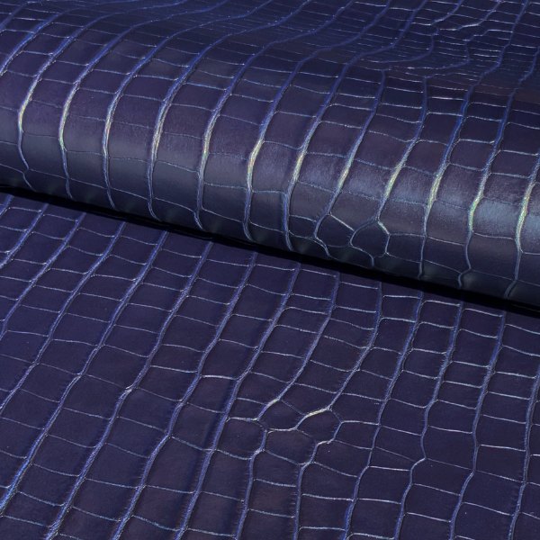 Bovine Leather Embossed Mock Croco 07206